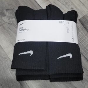 Nike Everyday Black Crew Socks